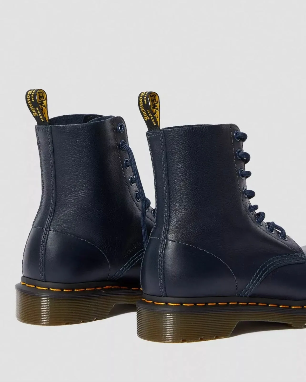 1460 Pascal Dress Blue Virginia Leather Lace Up Boots