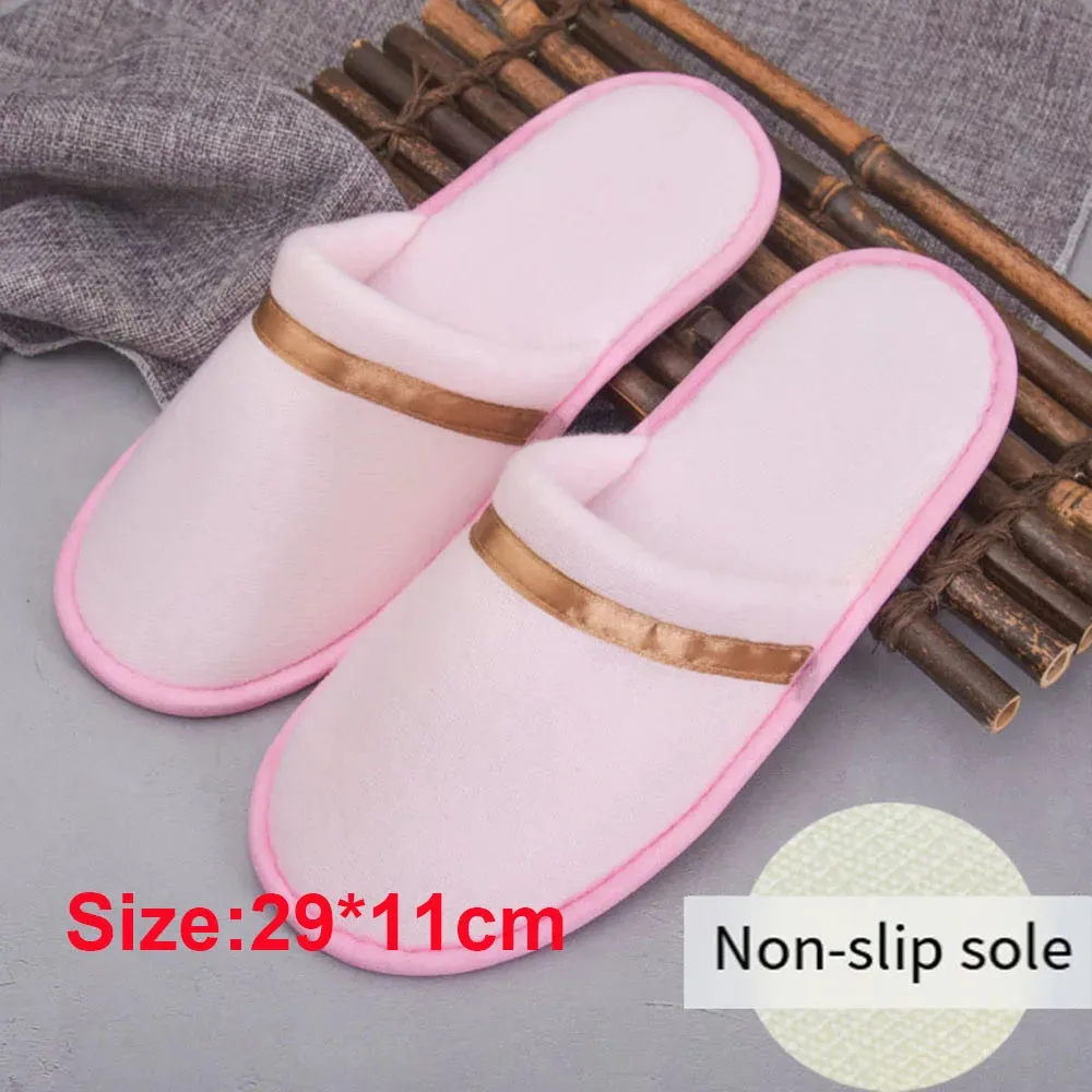 1Pair Winter Warm plush Slippers for Women Men Home shoes Nonslip Slides Fluffy Slippers Couple Indoor Bedroom House Slippers