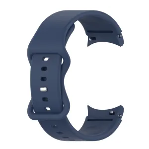 20mm simple silicone watch strap  for Samsung Galaxy Watch 4 - Midnight Blue