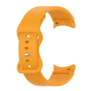 20mm simple silicone watch strap  for Samsung Galaxy Watch 4 - Yellow