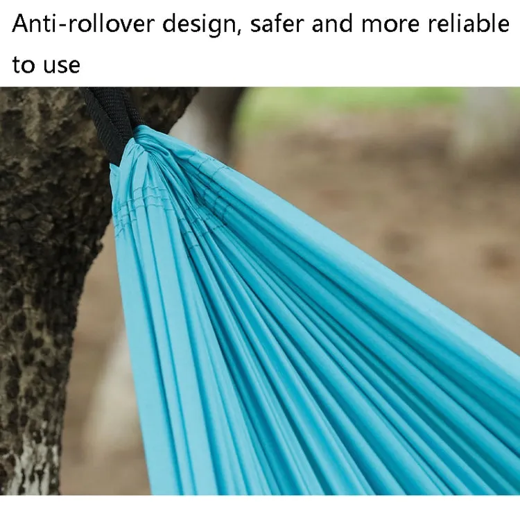 245 x 90cm Outdoor Hammock Camping Nylon Single Swing, Random Color Delivery