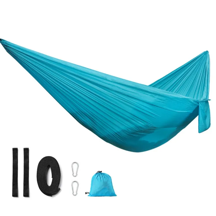 245 x 90cm Outdoor Hammock Camping Nylon Single Swing, Random Color Delivery