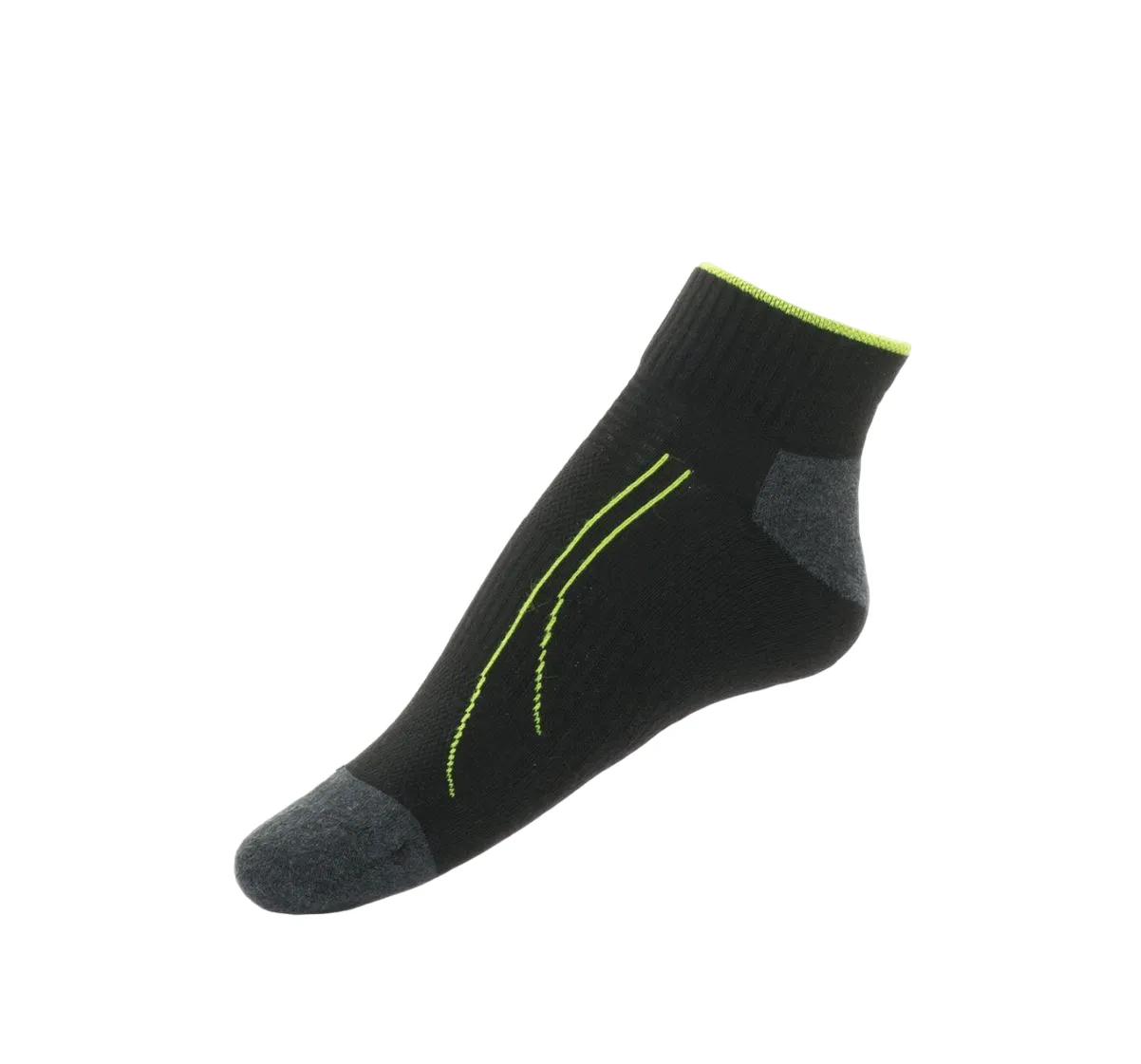 6 x Unisex Puma Performance Training Quarter Crew Black Socks