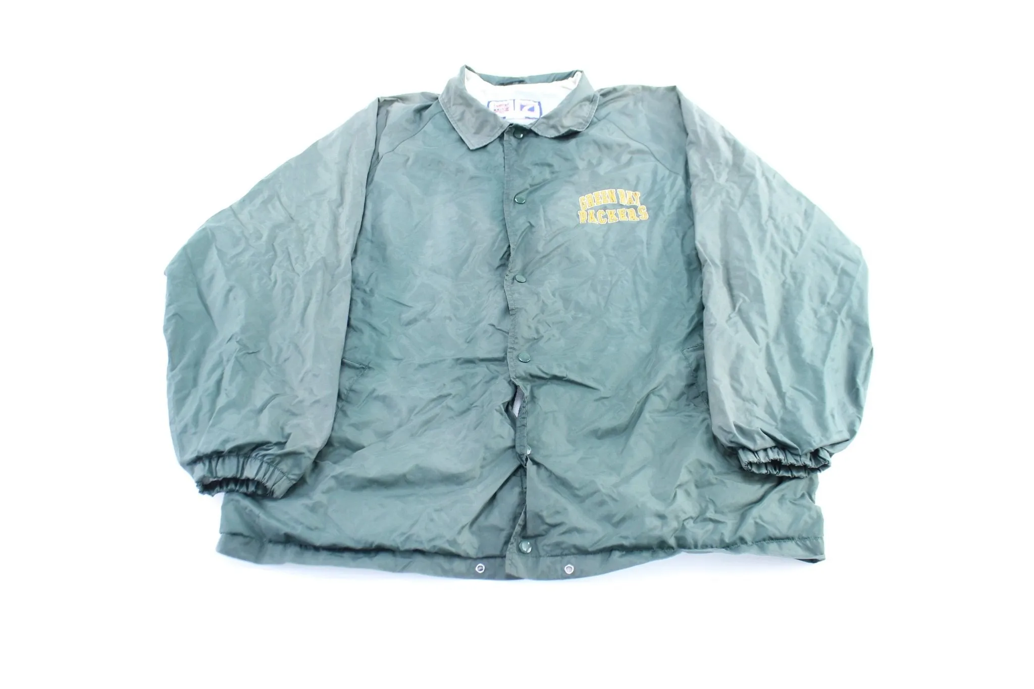 90's Green Bay Packers Logo 7 Windbreaker Jacket