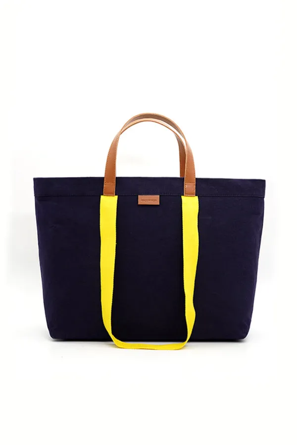 A and S Accessories Canvas shopper with contrast handles