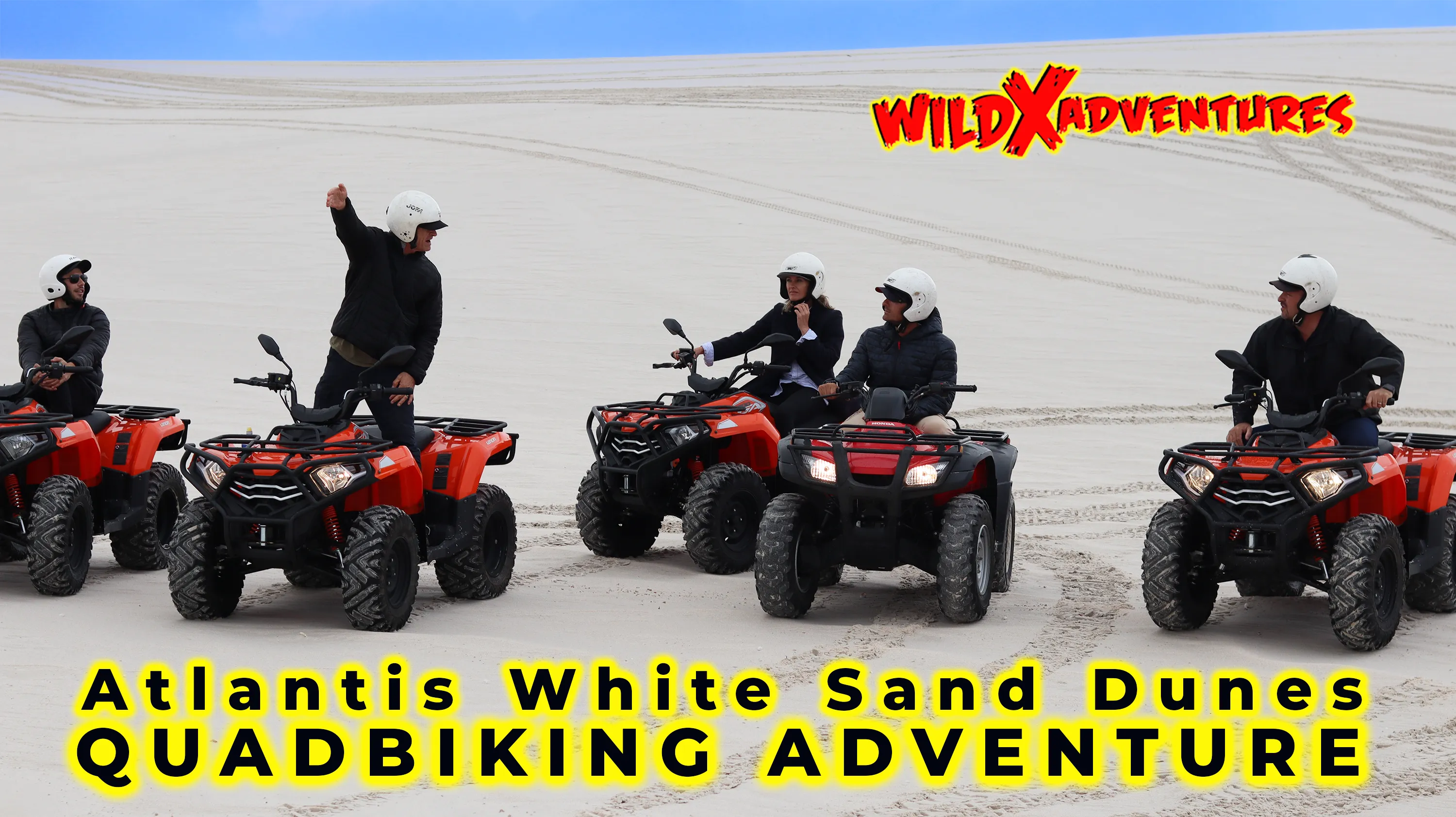 Activity Combo: Jeep 4x4 Tour, Quad Biking & Glam Sandboarding for 1, 2, 4 or 6