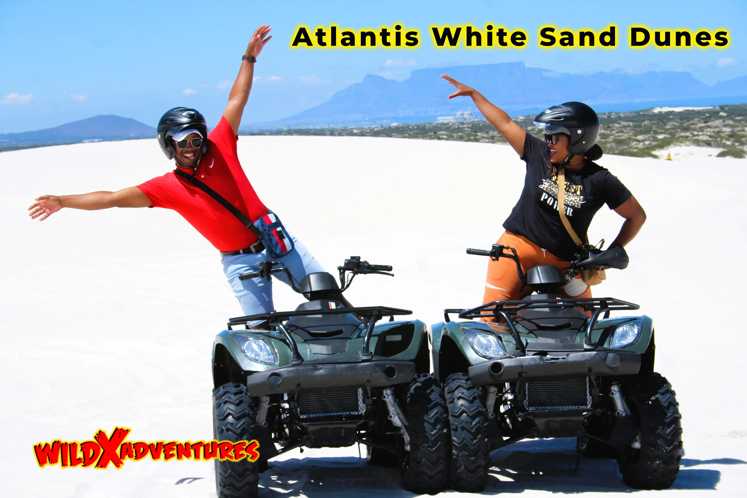 Activity Combo: Jeep 4x4 Tour, Quad Biking & Glam Sandboarding for 1, 2, 4 or 6