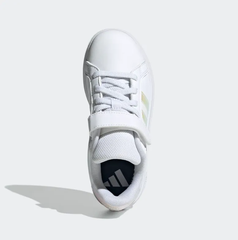 Adidas Girls Trainer Grand Court 2.0 White / Iridescent