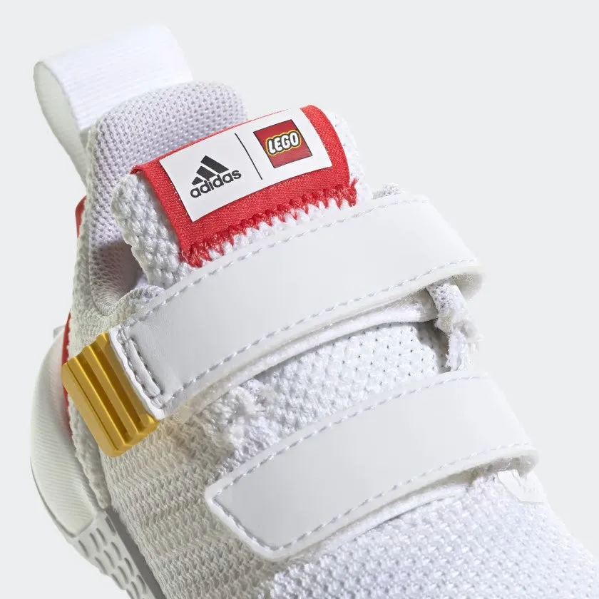 Adidas Infant Sportswear X Lego Sport Pro Shoes, Cloud White/Red