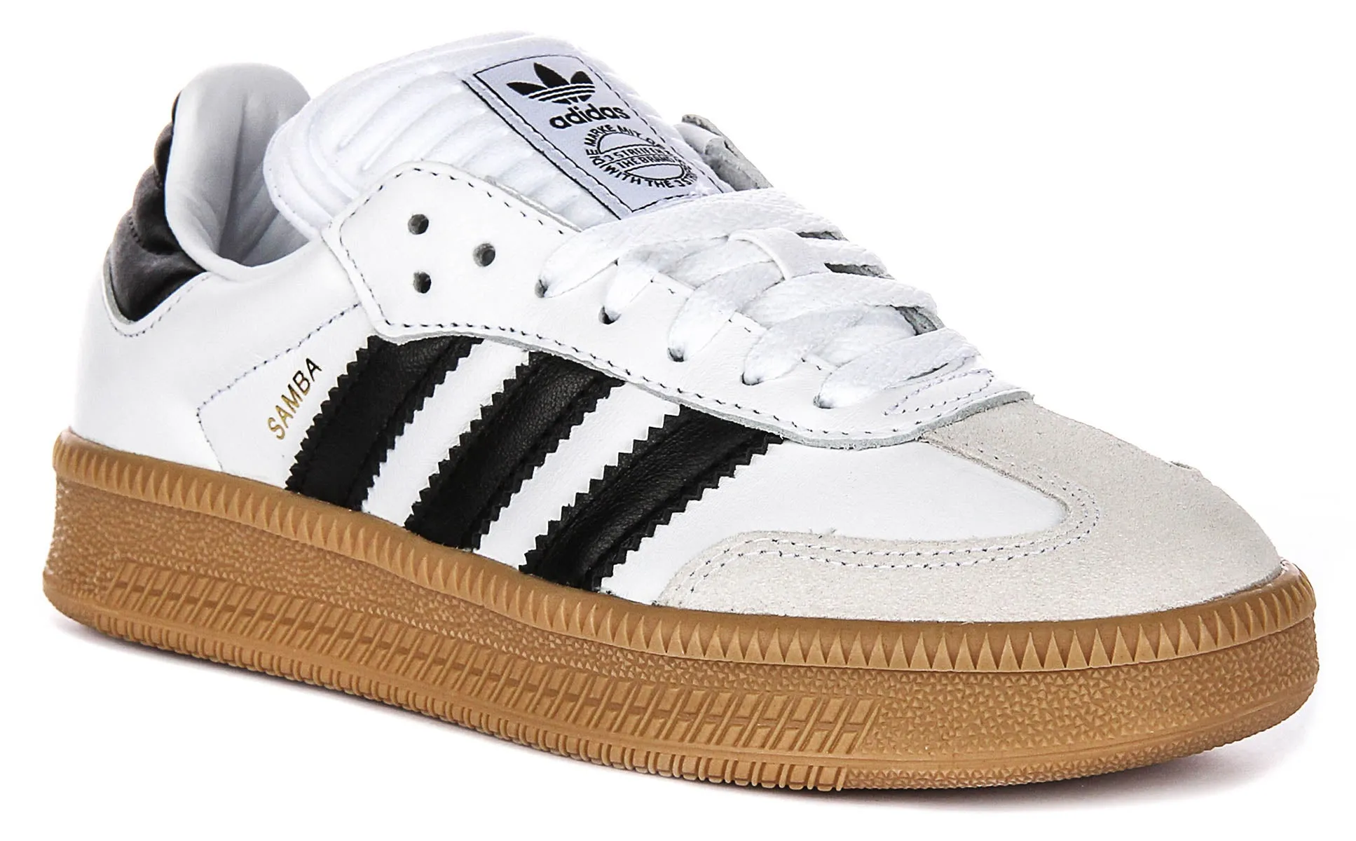 Adidas Samba XLG In White Black Trainers