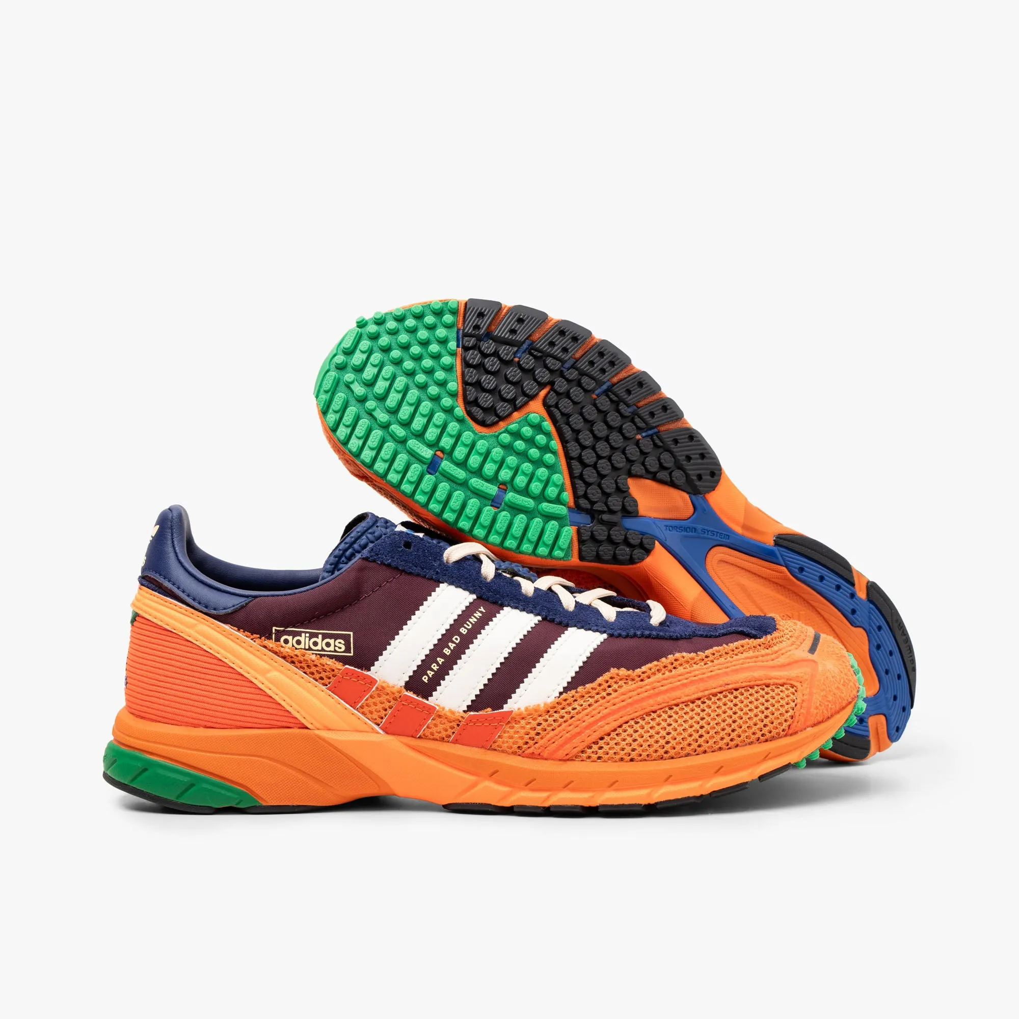 adidas x Bad Bunny Adizero SL 72 Maroon / Semi Solar Orange