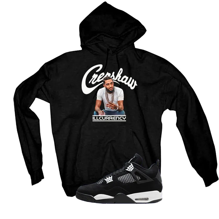 Air Jordan 4 White Thunder Black T-Shirt (Crenshaw)| illcurrency