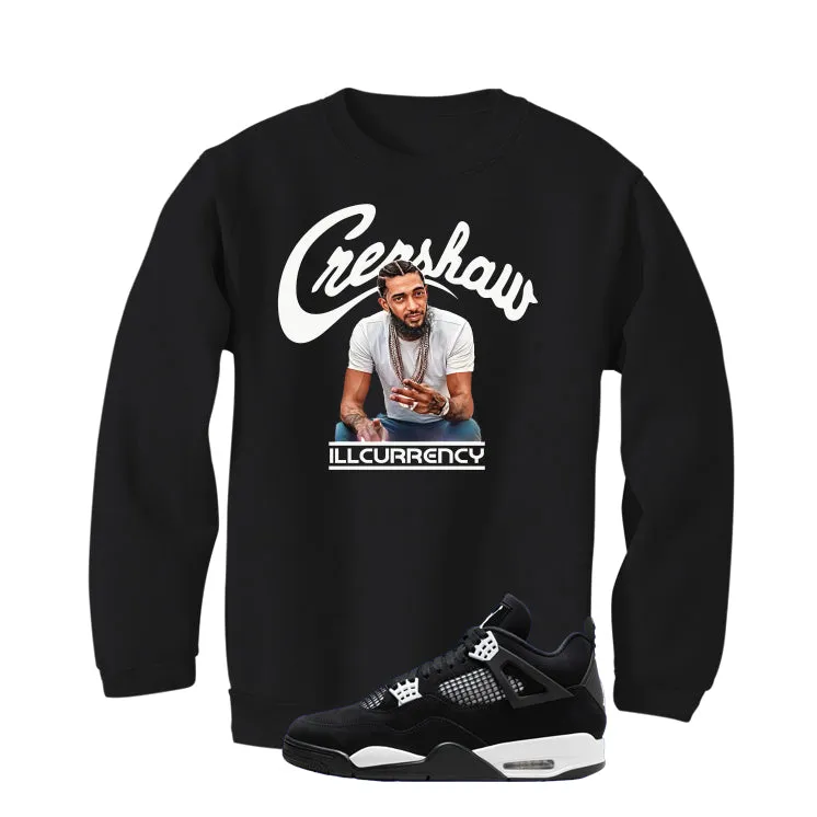 Air Jordan 4 White Thunder Black T-Shirt (Crenshaw)| illcurrency