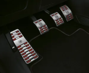 Alloy Sports Pedals & Footrest - Mito LHD