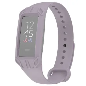 Amazon Halo View silicone watch strap with protective case - Light Purple