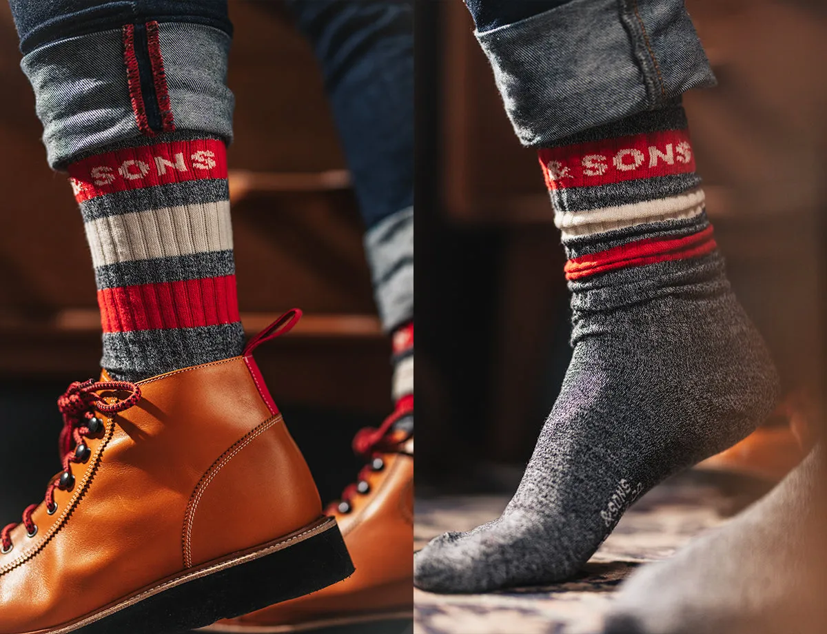 &SONS Baseline Socks Grey