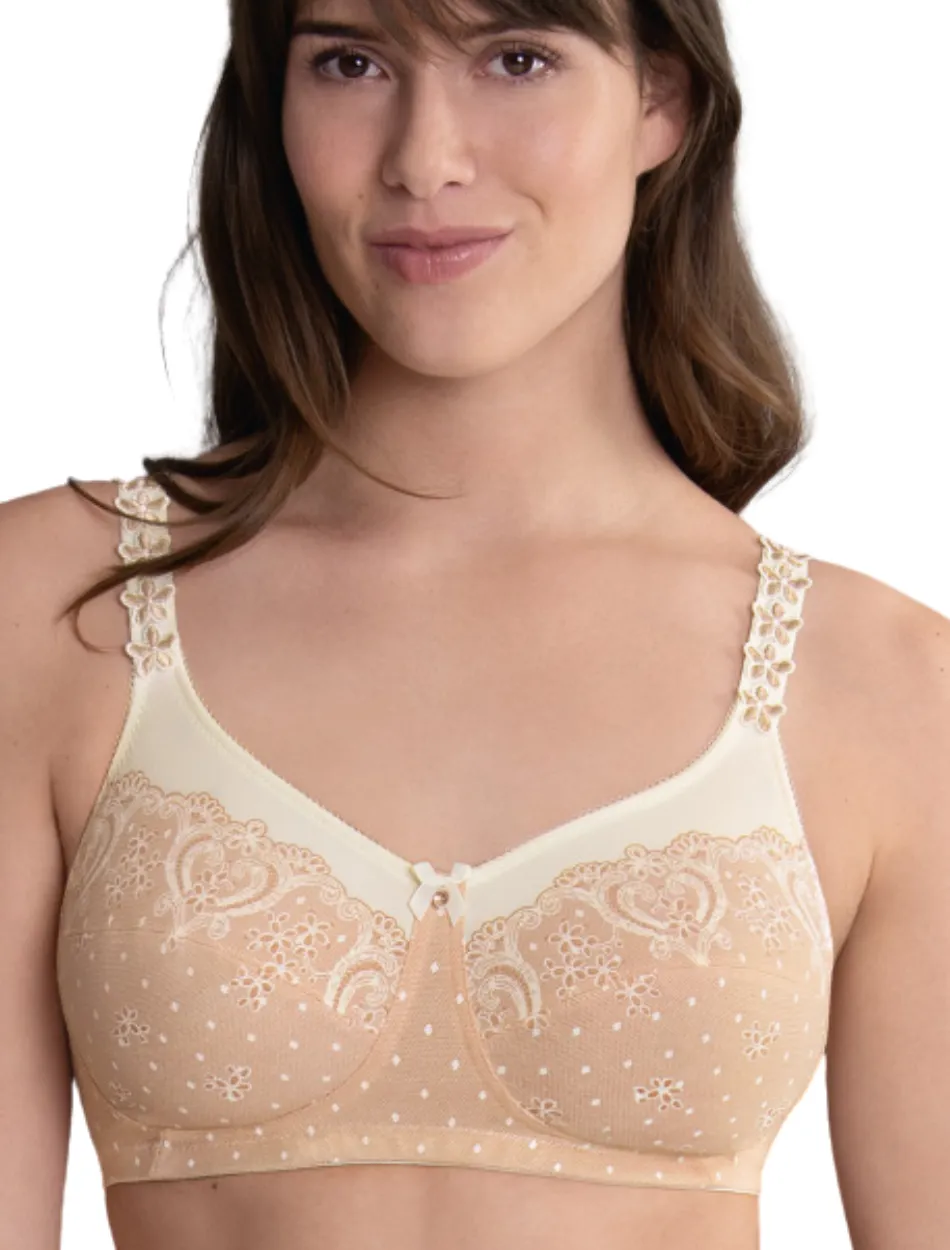 Anita Belvedere Mastectomy Bra Wireless Post Operative Bra, Powder Peach | Beige Anita Mastectomy Bra | Peach Anita Belvedere Post Mastectomy Bra