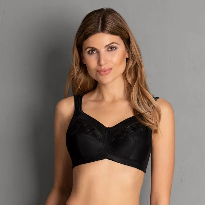 Anita Safina Wireless Post Operative bra, Black | Black Anita Safina Mastectomy Bra