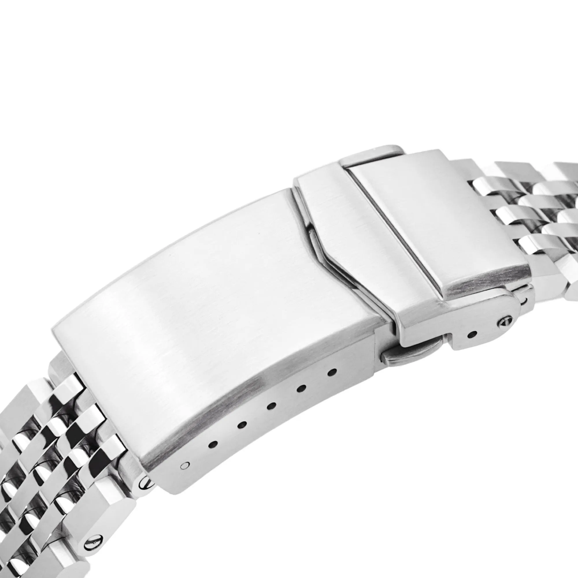 Asteroid for Seiko 5 Sports 40mm V-Clasp, Brushed with Polished Center