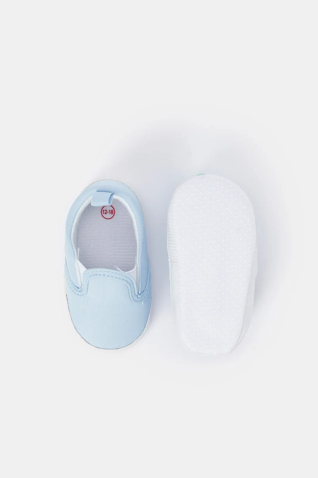 Babies Blue Pram Shoe