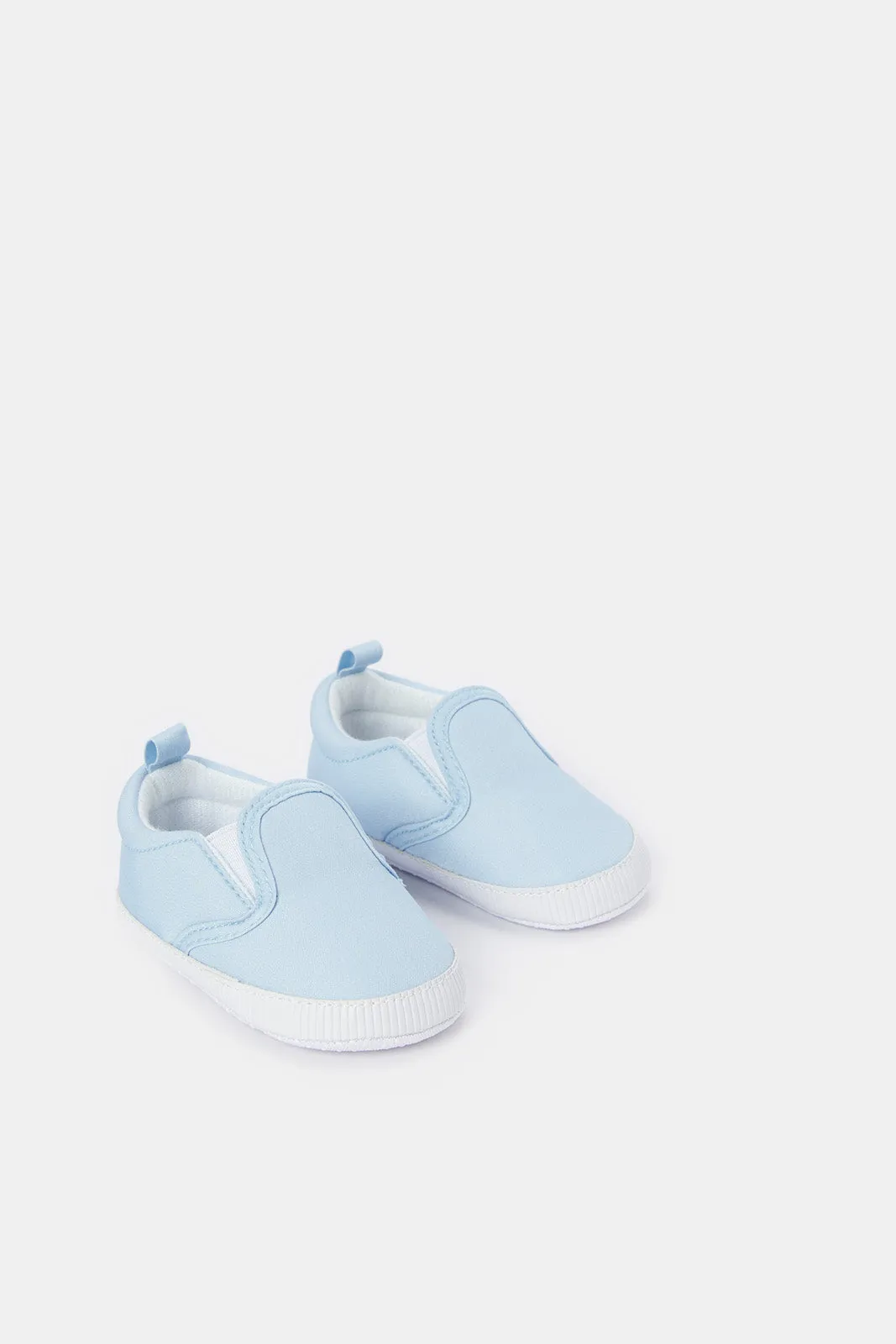 Babies Blue Pram Shoe