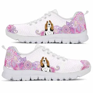 Basset Hound Sneaker, Basset Hound Dog Shoes For Men Women, Basset Hound Shoes