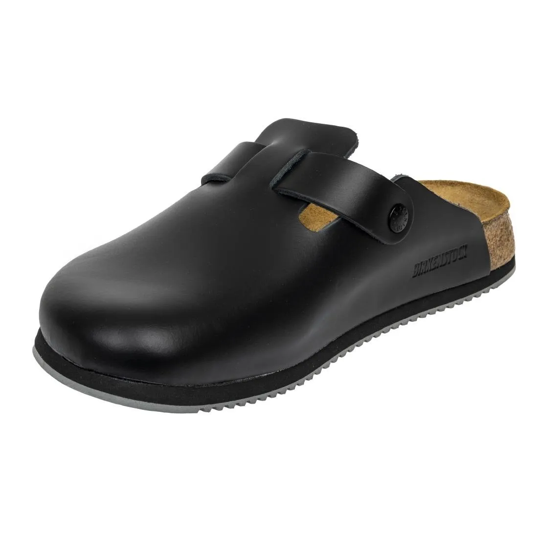 BB129-46 Birkenstock Super Grip Professional Boston Clogs Black 46