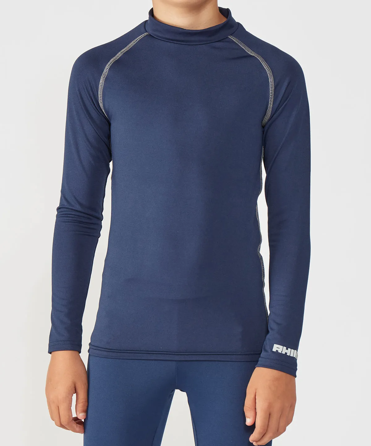 Black - Rhino baselayer long sleeve - juniors