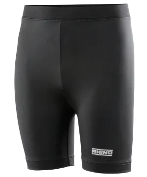 Black - Rhino baselayer shorts - juniors