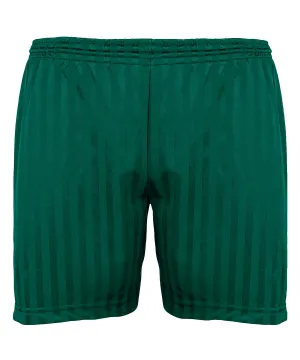 Bottle Green - Shadow stripe shorts