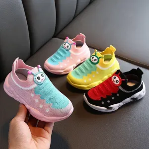 Boys And Girls Mesh Breathable Sports Soft Sole Shoes