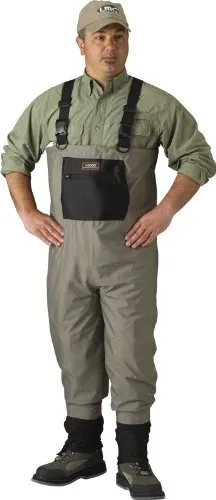 Caddis Men's Taupe Affordable Breathable Stocking Foot Wader, X-Large Short Stou