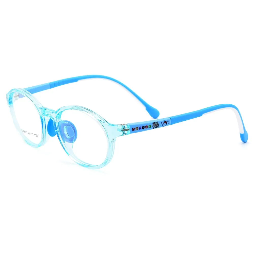 Children's Eyeglasses Ultra-light Flexible TR90 Silica Gel Frame Cx68012