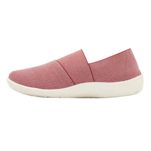 Clarks Cloud Steppers Sillian Loafers Fabric Red Colour For Women