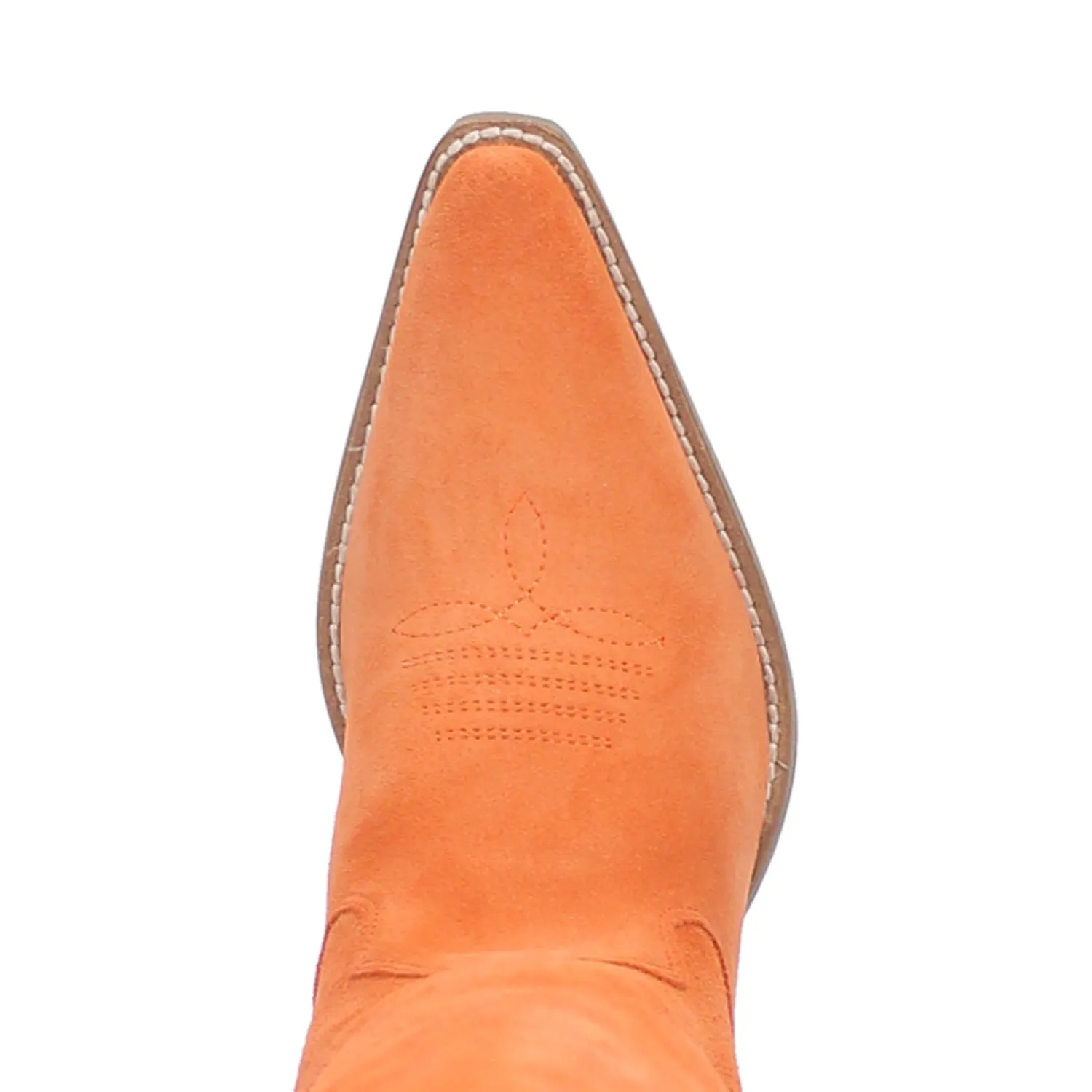 Dingo Womens Thunder Road Orange Suede Fashion Boots