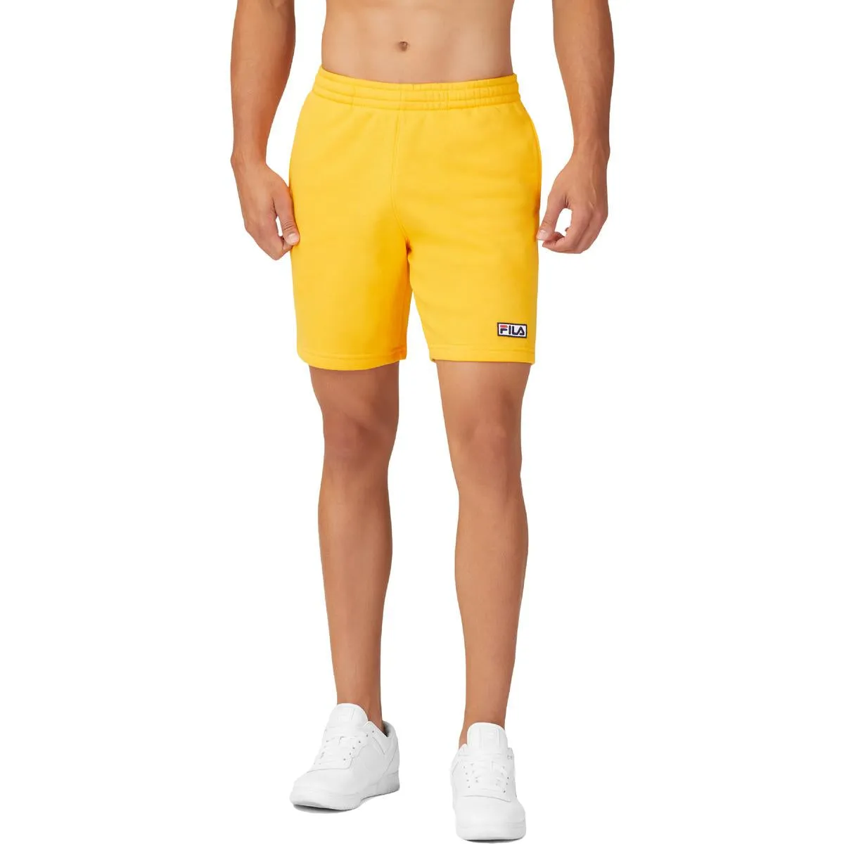 Fila Kylan Men's Cotton Fleece Athletic Fitness Pull On Shorts