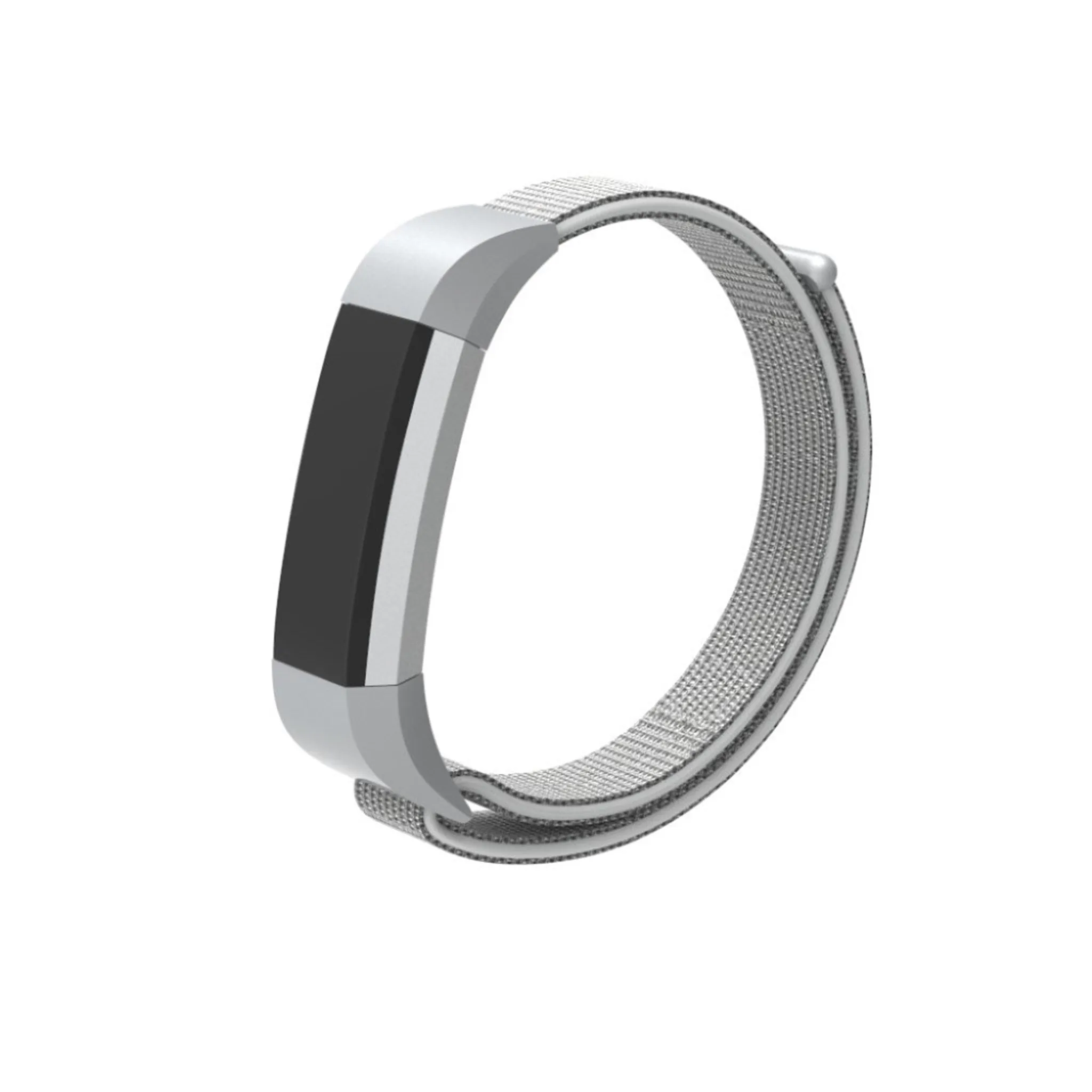 Fitbit Ace velcro closure flexible watch strap - Silver