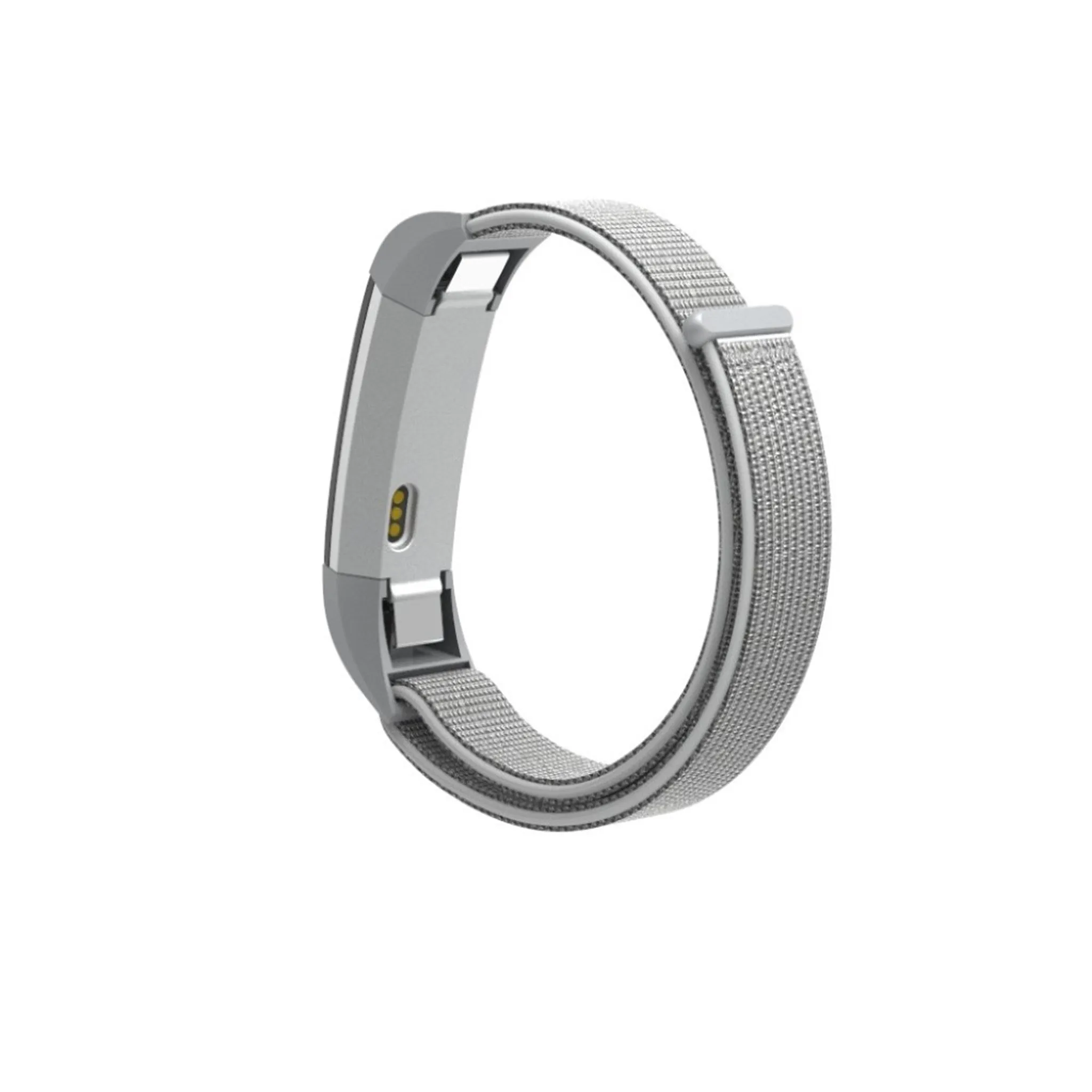 Fitbit Ace velcro closure flexible watch strap - Silver