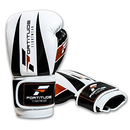 Fortitude Fightwear Leather Boxing Gloves 12oz (Pair)