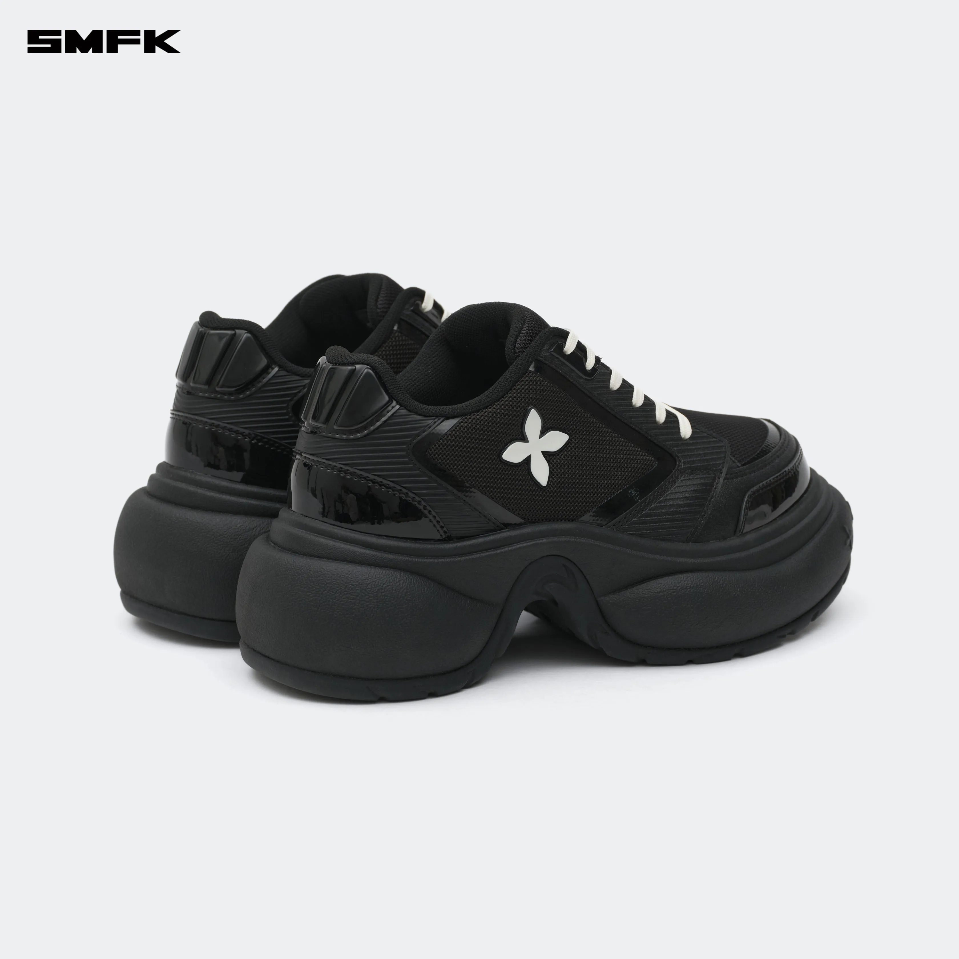 FUTURE RIPPLE High-heeled Sneaker In Black