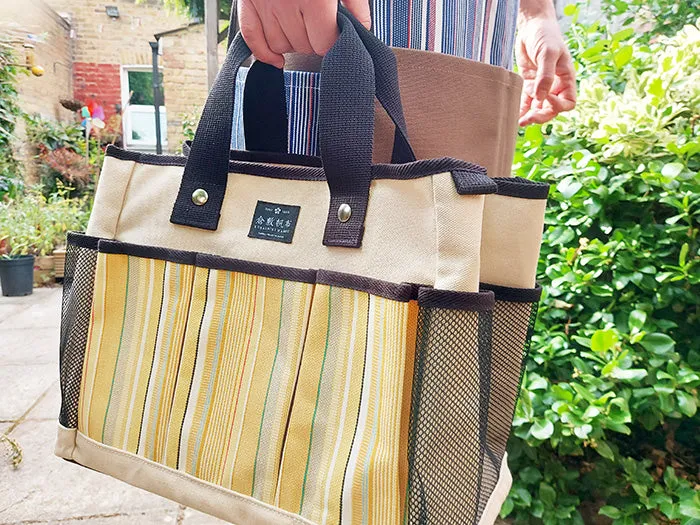 Gardening Bag by Kurashiki Hampu Stripes