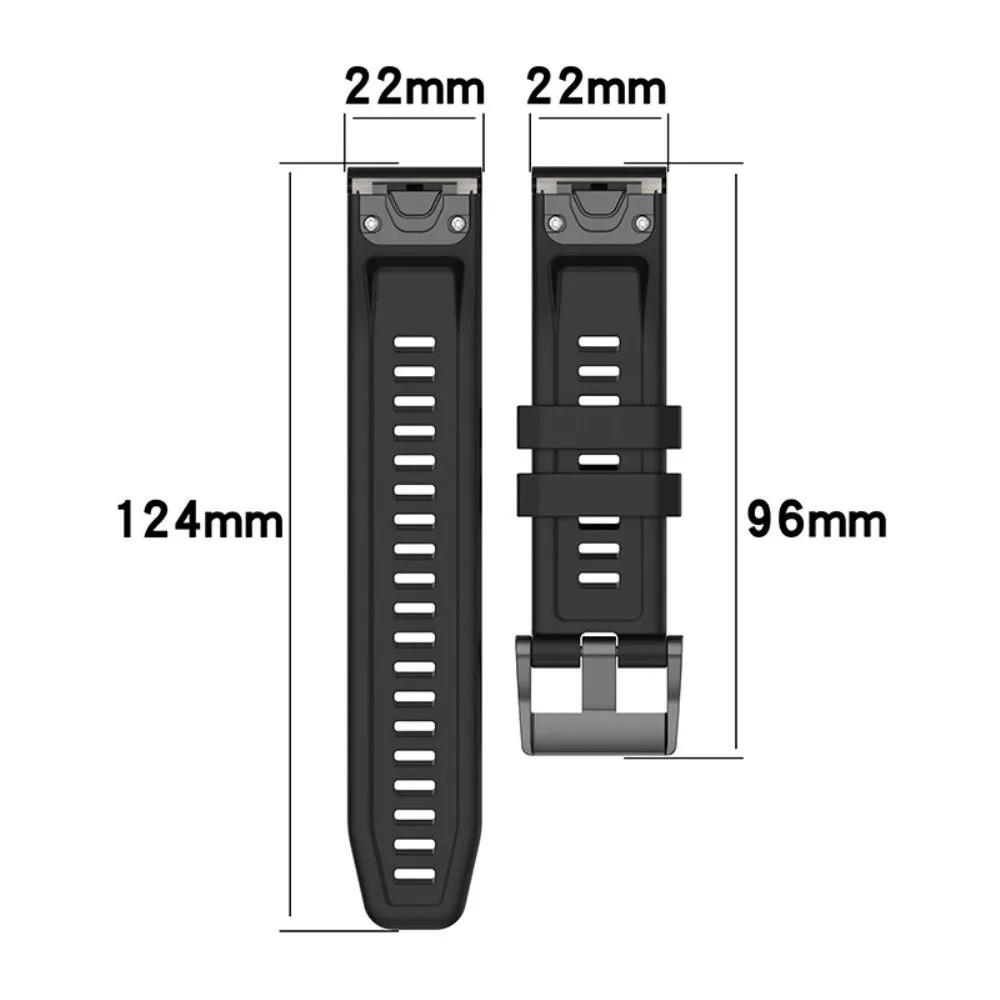 Garmin Fenix 7 / Epix Gen 2 / Descent G1 silicone watch strap - White