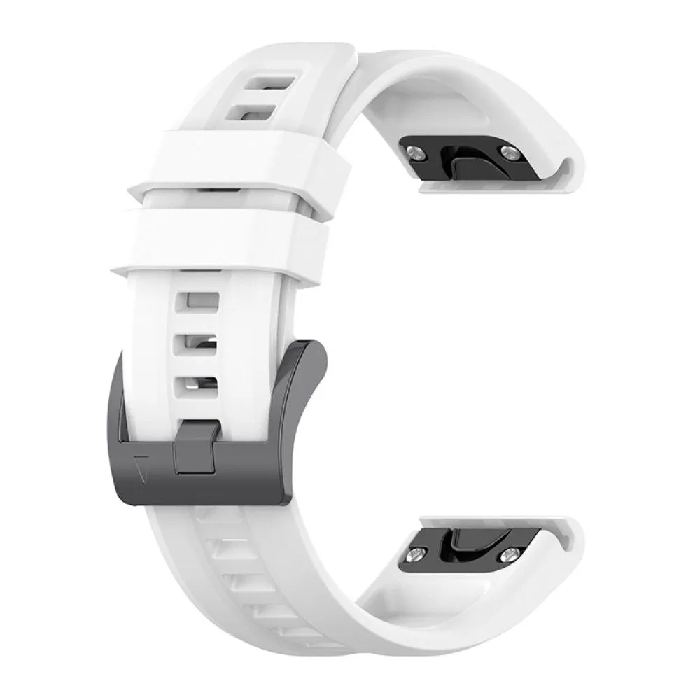 Garmin Fenix 7 / Epix Gen 2 / Descent G1 silicone watch strap - White