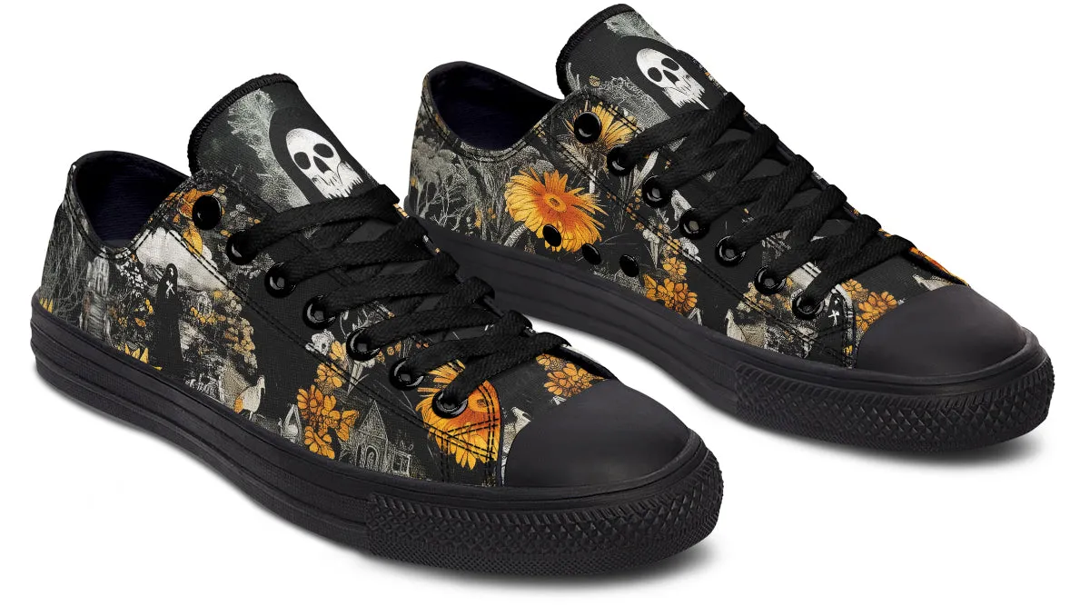 Grim’s Harvest Low Tops - Classic Premium Canvas Shoes with Comfortable and Durable Soles