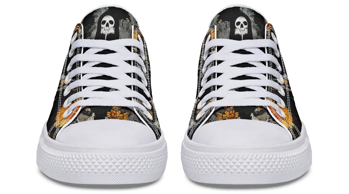 Grim’s Harvest Low Tops - Classic Premium Canvas Shoes with Comfortable and Durable Soles