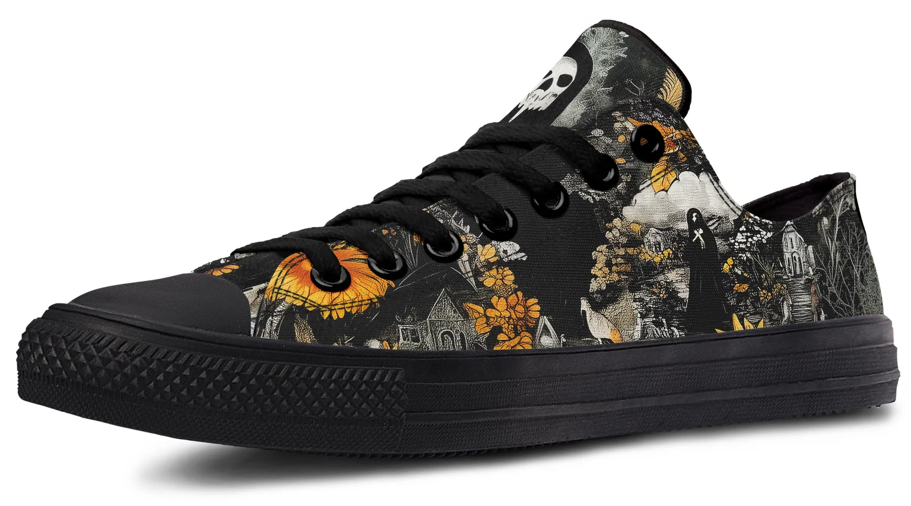 Grim’s Harvest Low Tops - Classic Premium Canvas Shoes with Comfortable and Durable Soles