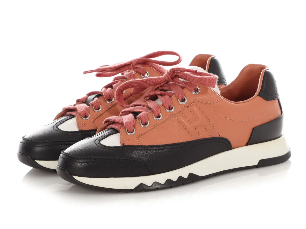 Hermès Leather Trail Sneakers