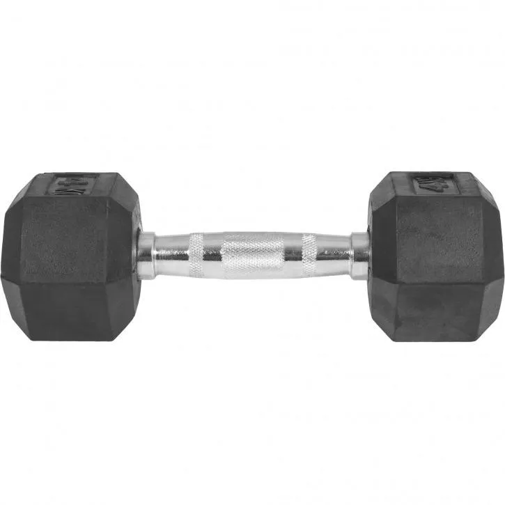 Hex Rubber Dumbbell 4KG