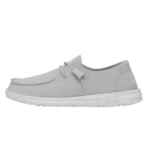 HEY DUDE WOMEN'S WENDY SLUB CANVAS LIGHT GREY - 40063007