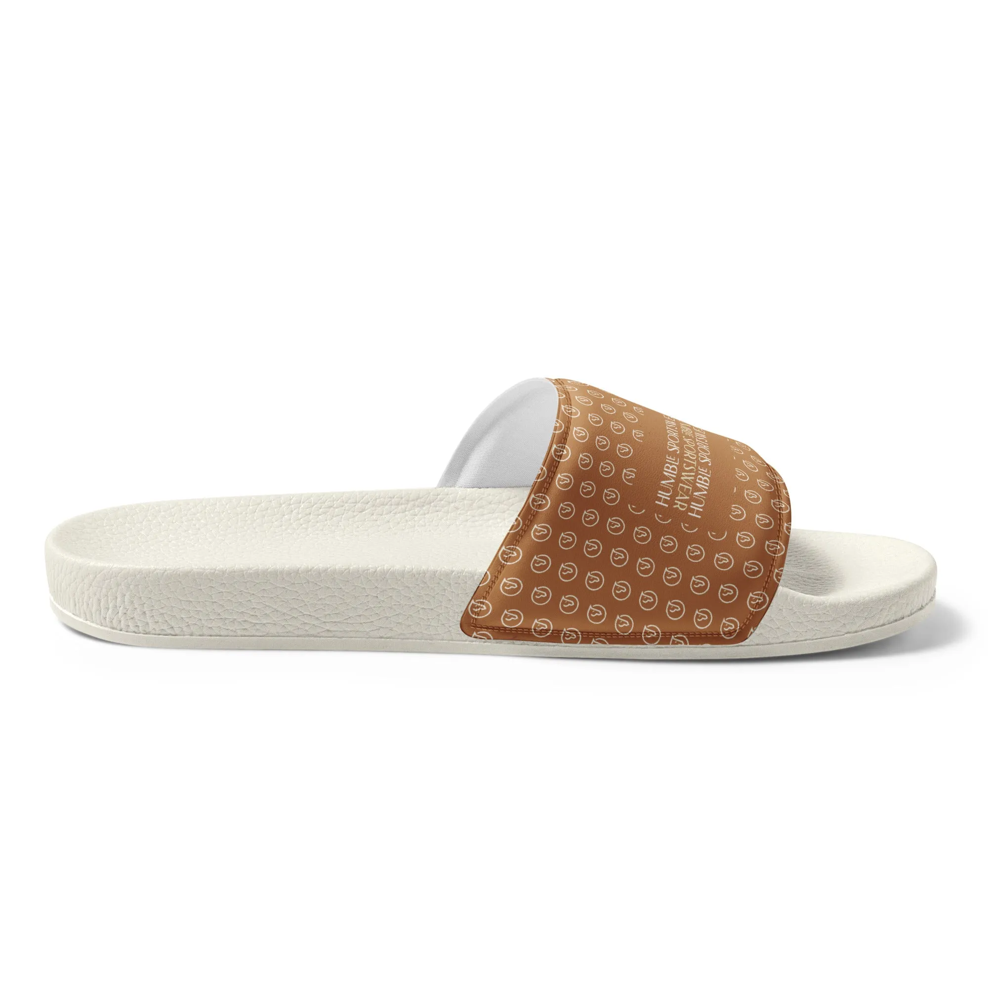 Humble Sportswear™ Men’s Nude Brown Slides Sandals